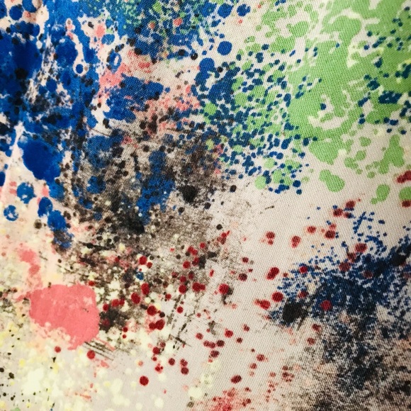 Trouser | cropped pant | colourful | painter | artistic - Picture 6 of 9